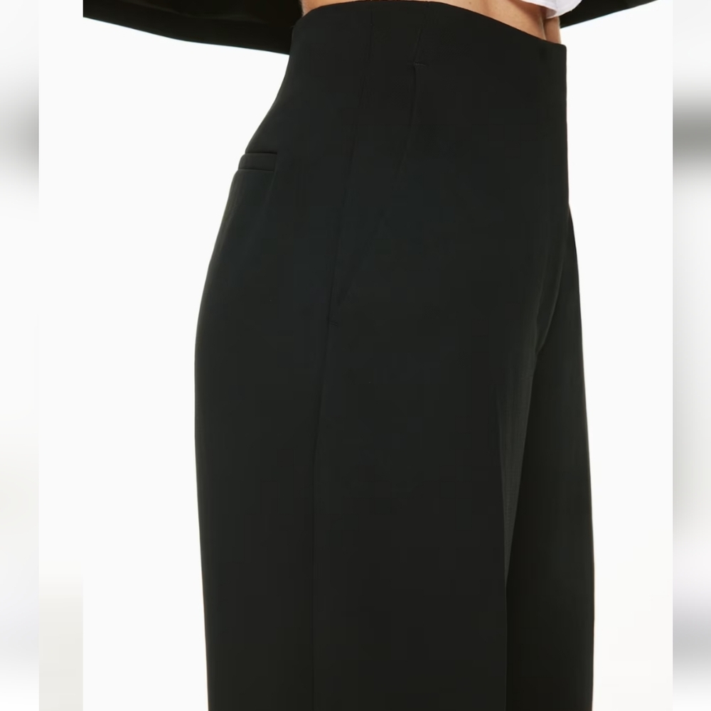 Aritzia Sonata Wilfred Pants Size 4 Pants Made from Creppette Material Grey - Picture 3 of 12